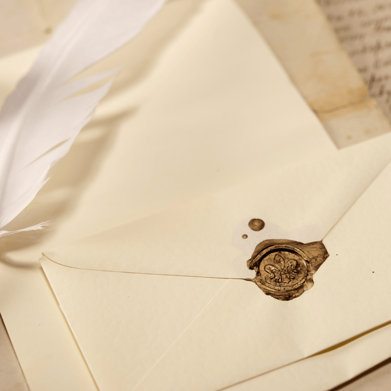 Entfalte deinen Brief und entdecke die Story, Postkarten und kleinen...